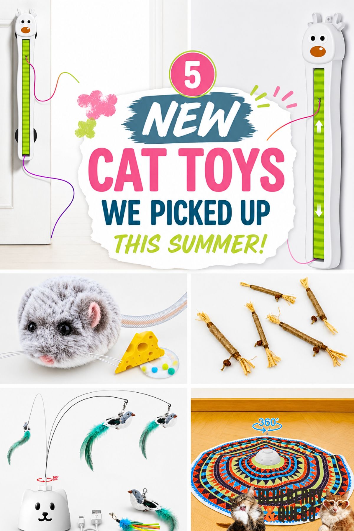 5 new cat toys this summer
